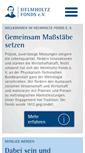 Mobile Screenshot of helmholtz-fonds.de